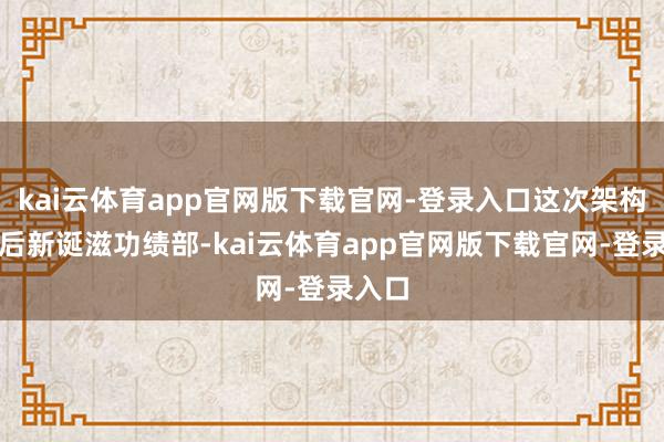 kai云体育app官网版下载官网-登录入口这次架构治疗后新诞滋功绩部-kai云体育app官网版下载官网-登录入口